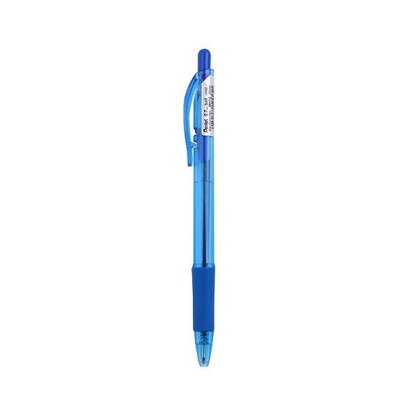 Bút Bi Bấm 0,7 Pentel Xanh BX417_C