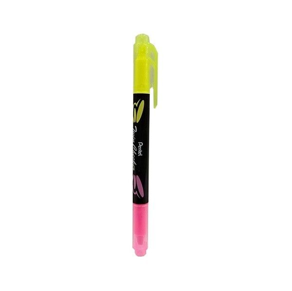 Bút Lông Dầu Pentel 2 Đầu Hồng SLW8_GP