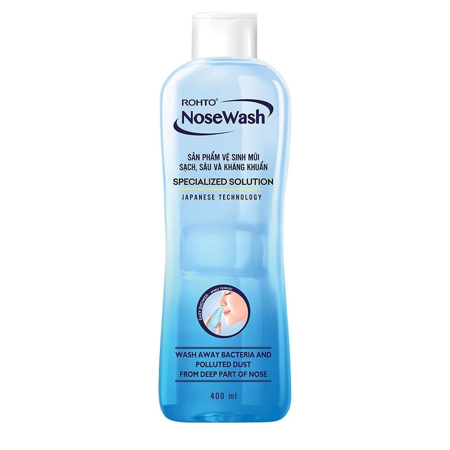 Dung Dịch Vệ Sinh Mũi Chuyên Biệt Rohto Nosewash 400ml