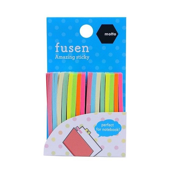 Giấy Note Motto 8 Màu 15 x 50mm CYQF15-AS