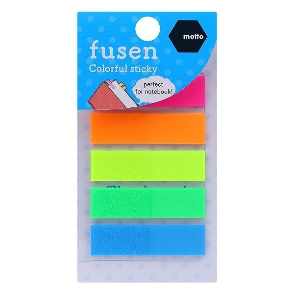 Giấy Note Motto 4 Màu 12 x 44mm CYPF50-PE