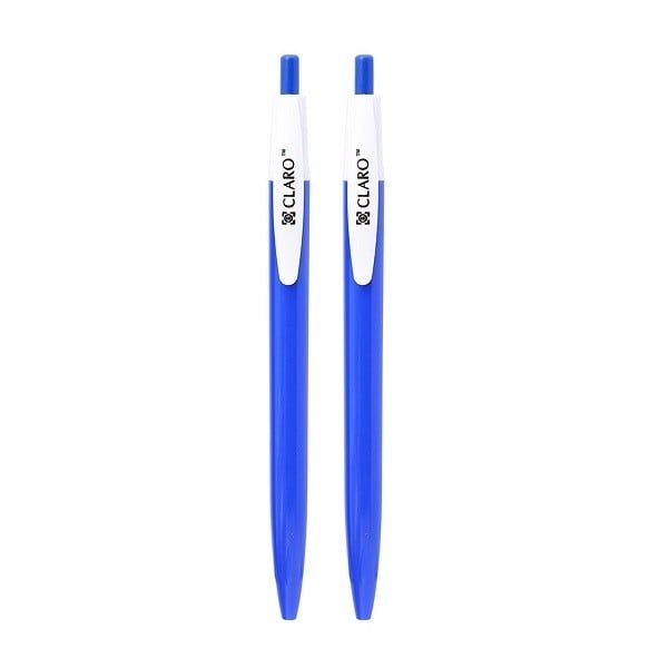Vỉ 2 Bút Bi Claro Click Click 0.7mm CL-1921 Xanh