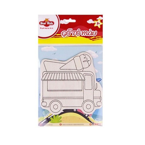 Gỗ Tô Màu R Star Xe Kem K-211/1