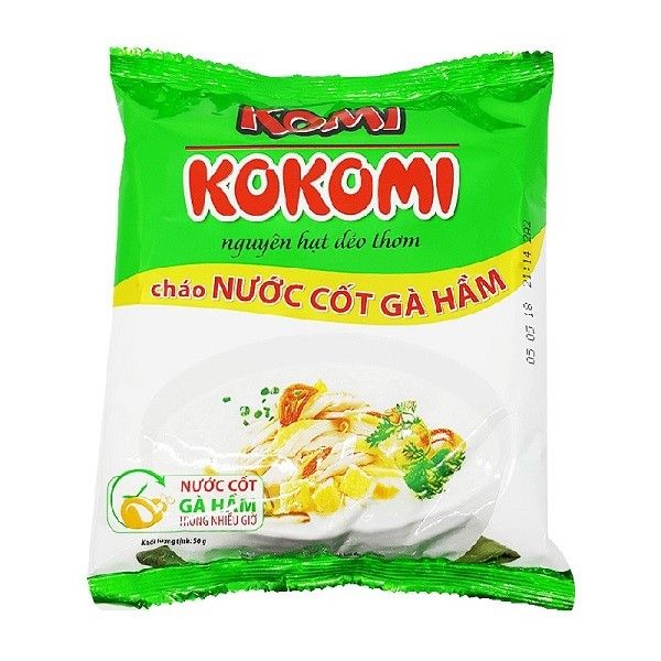 Cháo Kokomi Vị Nước Cốt Gà Hầm 50g