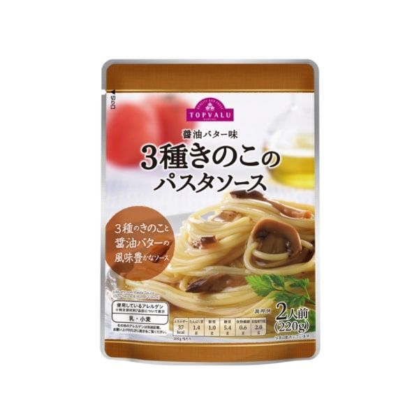 Sốt Pasta Nấm 3 Loại Aeon Topvalu 220g