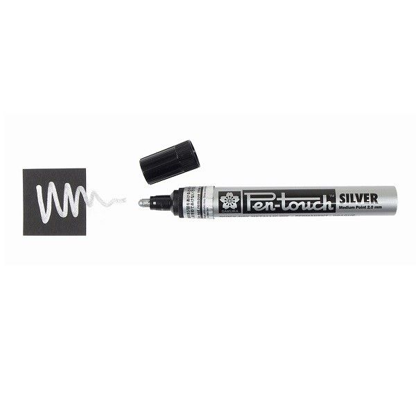 Bút Lông Dầu Sakura 2.0mm Silver 41502
