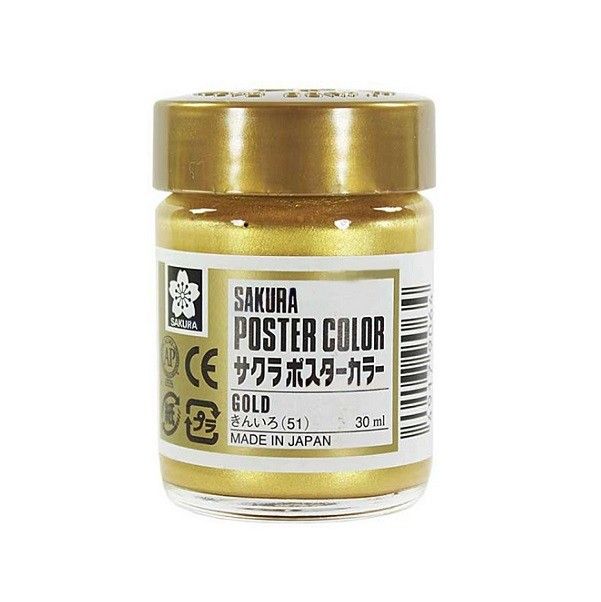 Màu Hủ Sakura Poster 30ml Gold PW30#51