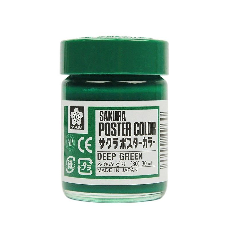 Màu Hủ Sakura Poster 30ml Deep Green PW30#30