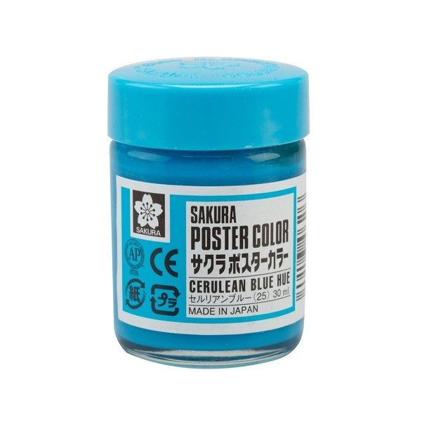 Màu Hủ Sakura Poster 30ml Cerulean Blue Hue PW30#25