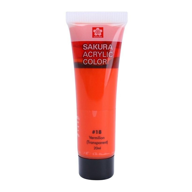 Màu Sakura Acrylic 20ml Vermilion XAC20#18