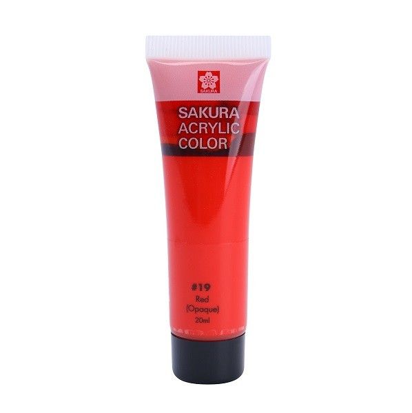 Màu Sakura Acrylic 20ml Màu Đỏ XAC20#19