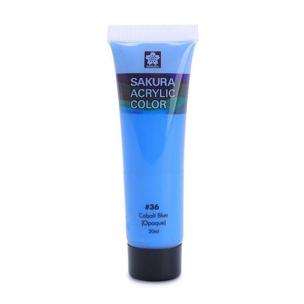 Màu Sakura Acrylic 20ml Xanh Dương Cobalt XAC20#36