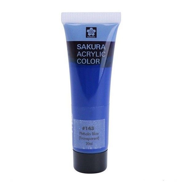 Màu Sakura Acrylic 20ml Xanh Dương Ultramarine XAC20