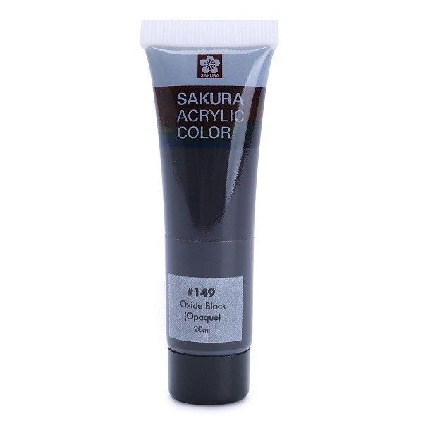 Màu Sakura Acrylic 20ml Màu Đen XAC20#49