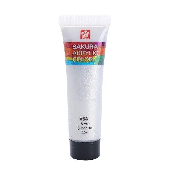 Màu Sakura Acrylic 20ml Màu Bạc XAC20#53