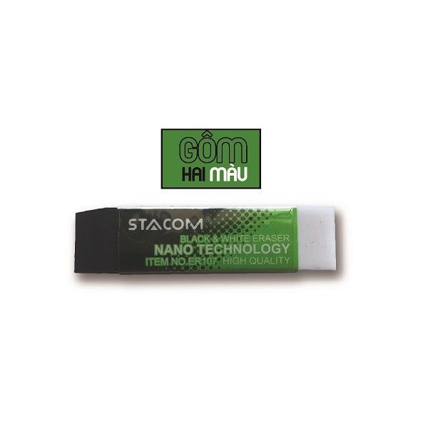 Gôm 2 Đầu Stacom (Đen và Trắng) ER107