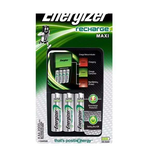 Máy Sạc Pin CHVCM4 Kèm 4 Pin Sạc 2000 Energizer