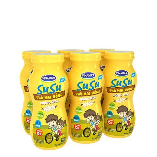 Sữa Phô Mai Uống Susu - Lốc 6 Hộp 80ml