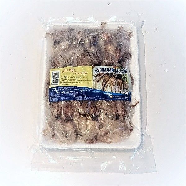 Đầu Mực Xếp Khay Hải Nam 500g
