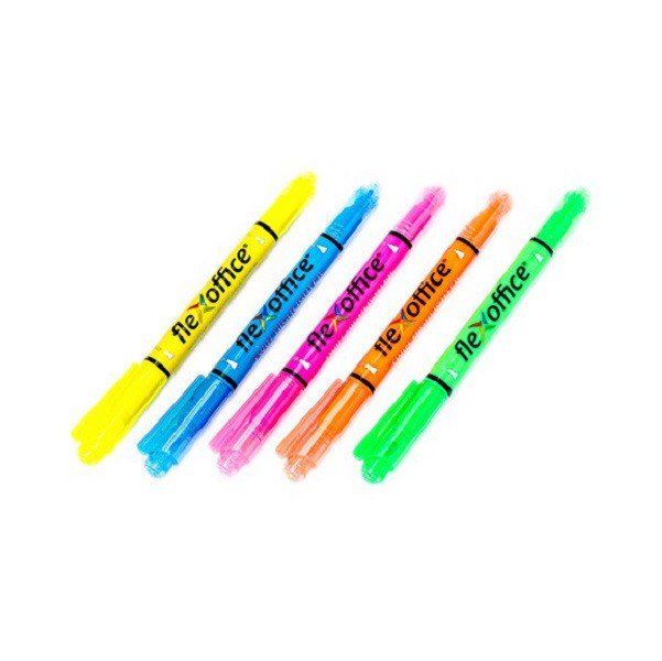 Vỉ 2 Cây Bút Dạ Quang Flexoffice FO - HL01