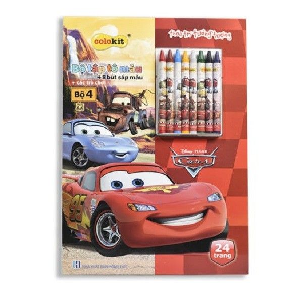 Bộ Tập Tô Màu Cars Thiên Long CB-C022/CA