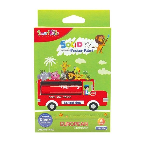 Màu Nước Solid Paint 6 Màu x 10g