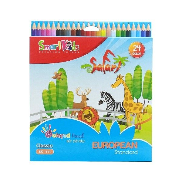 Bút Chì Màu 24 Màu Bitex SK 111