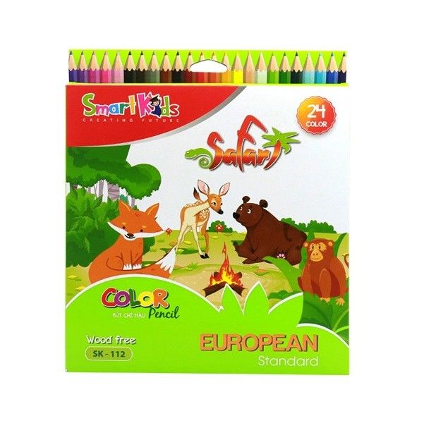 Bút Chì Màu 24 Màu Bitex SK 112