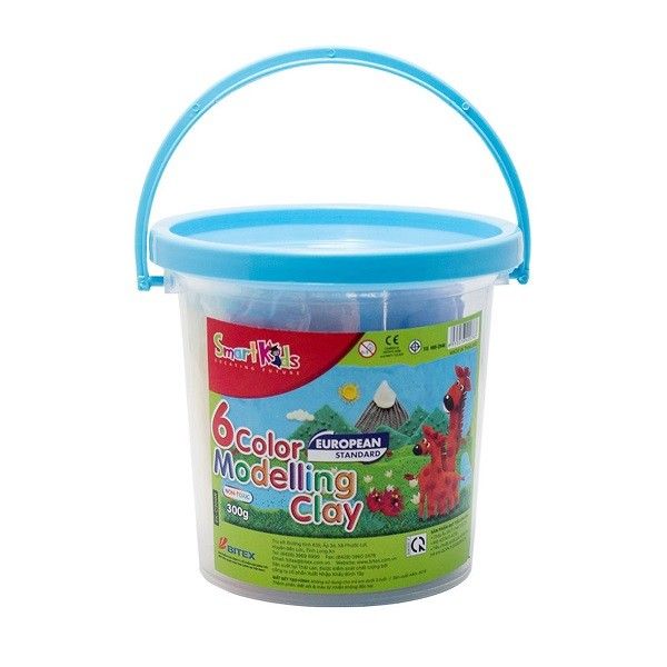 Sáp Nặn Xô Nhựa 300g x 6 Màu C300R