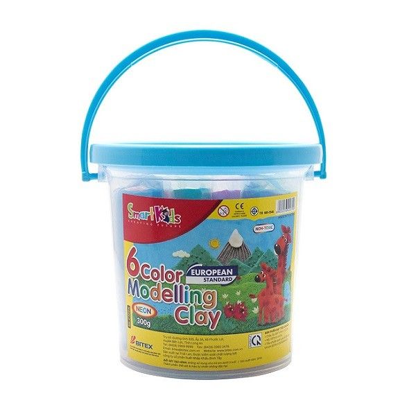 Sáp Nặn Xô Nhựa 300g x 6 Màu C300N
