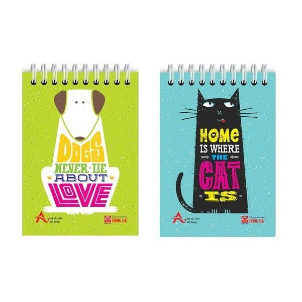 Sổ Lò Xo Creative A7 Hồng Hà 200 Trang 4124