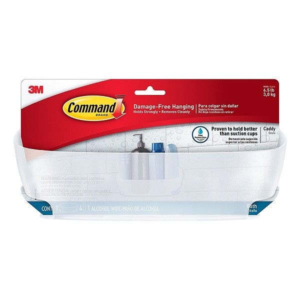Kệ Vật Dụng Nhà Tắm Phổ Thông Command