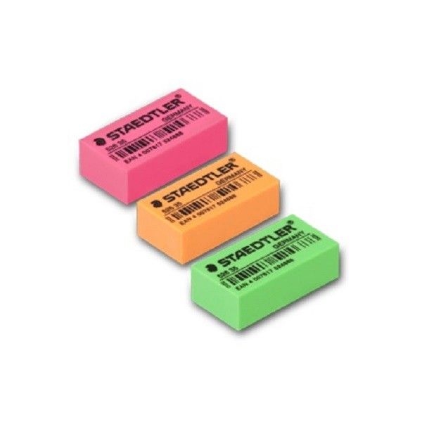Gôm Staedtler Neon Vỉ 3 Viên 526 35