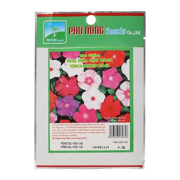 Hạt Giống Hoa Dừa Cạn Đứng