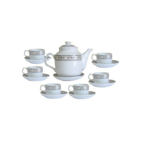 Bộ Ấm Trà Chim Hạc Bạch Kim