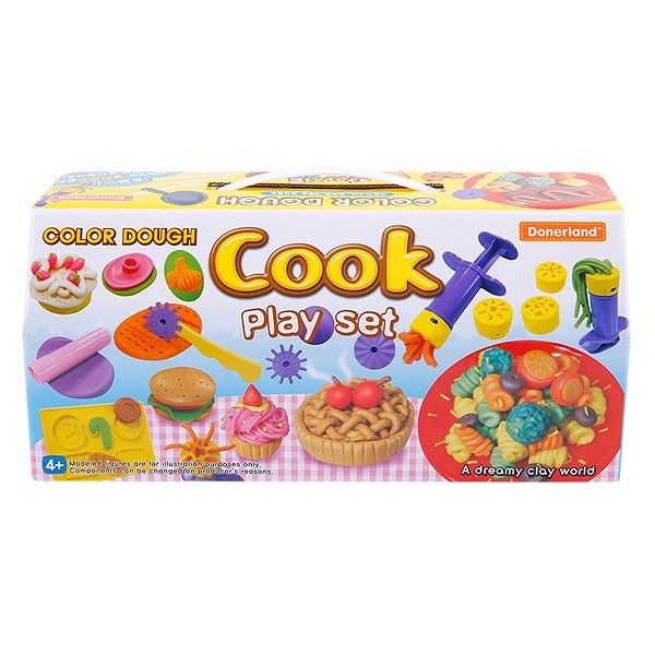 Bột Nặn Bánh Kem 6 Màu 480G Donerland BDC DA12011