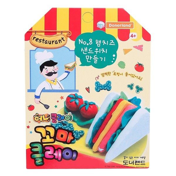 Đất Sét Nhẹ 4 Màu 32g Donerland LA02028