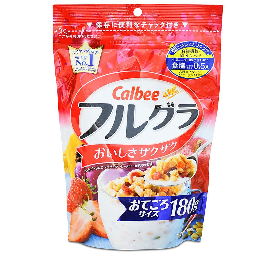 Ngũ Cốc Trái Cây Calbee Nhập Khẩu Nhật Bản - Gói 180g