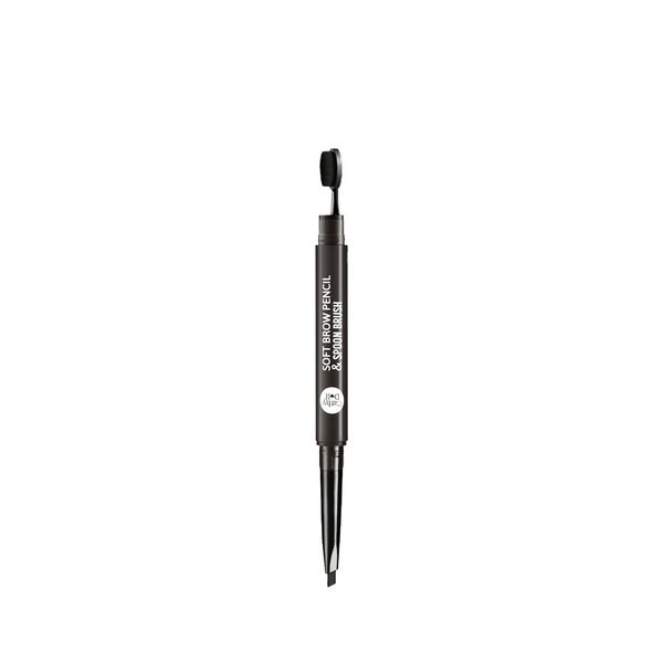 Chì Kẻ Chân Mày Soft Brow Pencil & Spoon Brush Cathy Doll (M) #01 Grey Brown 0.28g