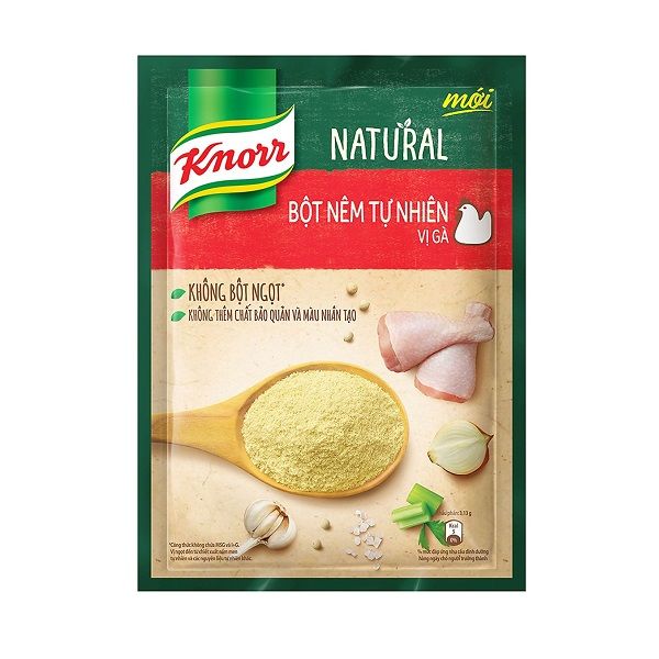 Bột Nêm Tự Nhiên Knorr Natural - Vị Gà (330g)
