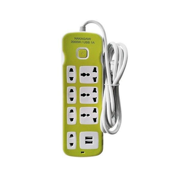 Ổ Cắm Đa Năng 2 USB Nakagami