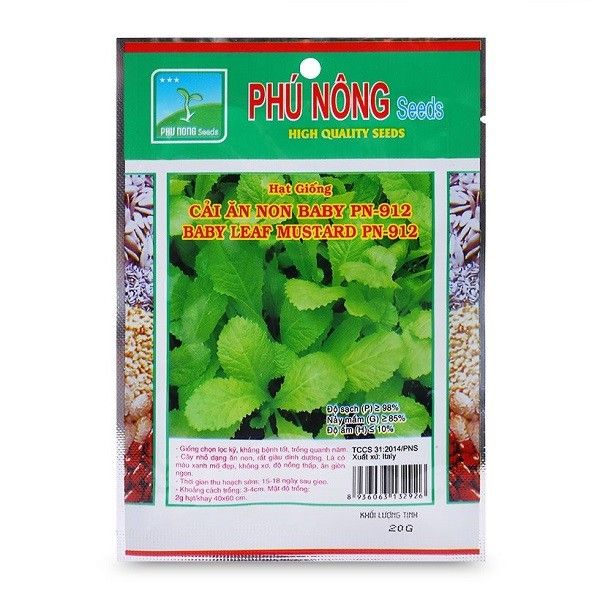 Hạt giống Cải Xanh Non Baby