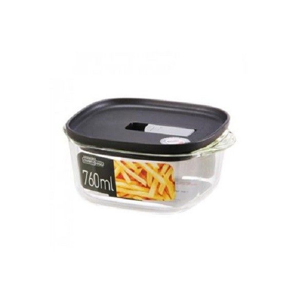 Hộp Thủy Tinh Chịu Nhiệt Lock&Lock Morden LLG945BLK STH 760ml Đen