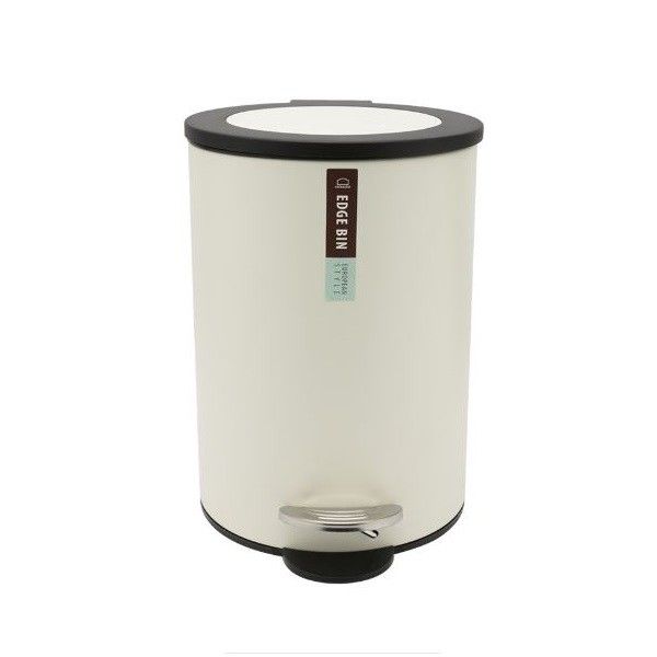 Thùng Rác Edge Đạp Chân 3 Lít Màu Trắng BYP101W