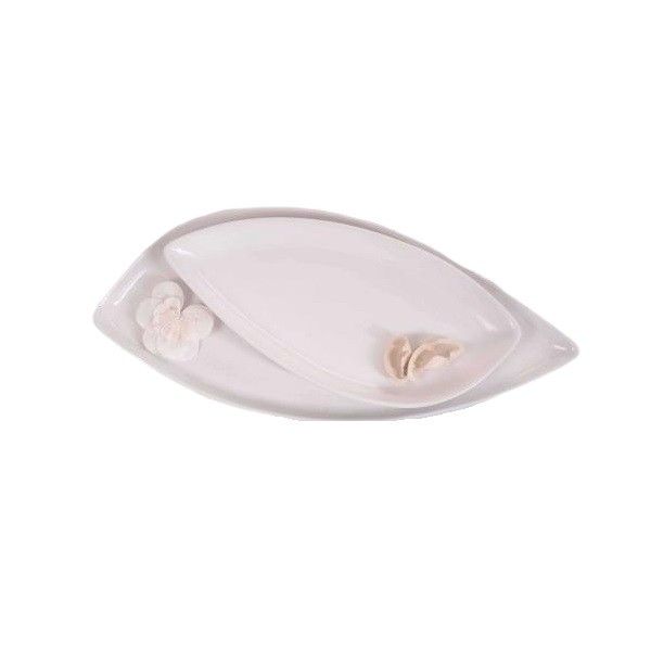 Đĩa Lá Trắng Vừa 30/GSSD016B1