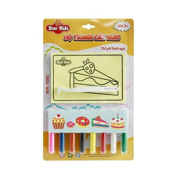 Bộ Tranh Cát Màu Thế Giới Bánh Ngọt R-Star K-504