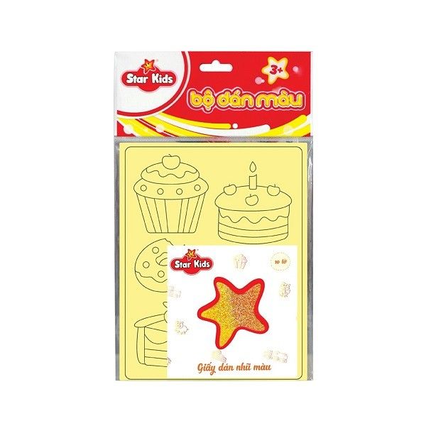 Bộ Tranh Dán Màu Thế Giới Bánh Ngọt R-Star K-604