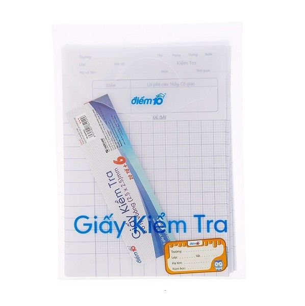 Giấy Kiểm Tra TP-GKT03 5 Ôly Vuông