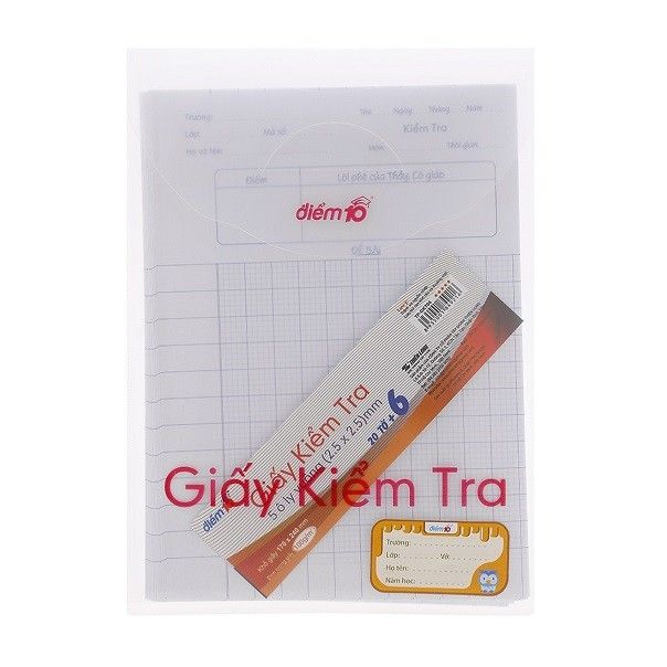 Giấy Kiểm Tra Thiên Long TP-GKT04 5 Ôly Vuông