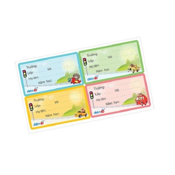 Nhãn Vở Thiên Long TP-NBL02 Xấp 4